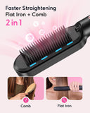 TikTBest Seller Wavytalk Hair Straightener Brush