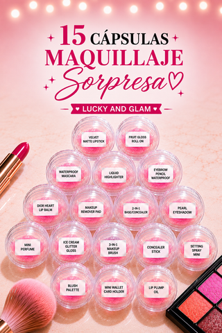 15 Cápsulas Maquillaje Sorpresa