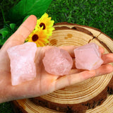 1 LB Rough Rose Quartz Crystal 1" Natural Raw Stones 1 Pound 