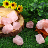 1 LB Rough Rose Quartz Crystal 1" Natural Raw Stones 1 Pound 