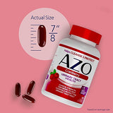 AZO Cranberry Supplement, Made with Concentrated Whole Fruit Cranberry Powder to Help Cleanse and Protect the Urinary Tract*, Sugar Free Cranberry Pills, Non-GMO, 100 Softgels