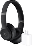 Beats Solo 4 - Wireless On-Ear Bluetooth Headphones, Up to 50-Hour Battery Life, Ultra-Lightweight Comfort, Powerful and Balanced Sound, Apple & Android Compatible - Matte Black