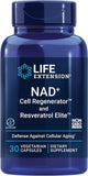 NAD+ Cell Regenerator and Resveratrol Elite, NIAGEN Nicotinamide Riboside, Trans-Resveratrol, Quercetin, Fisetin, for Longevity, Energy, and Oxidative Stress, 30 Vegetarian Capsule