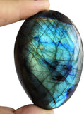 Natural Labradorite Irregular Polished Crystal Healing Gemstone, Worry Stone Pebble Chakra Crystals and Healing Stones(100-180G)