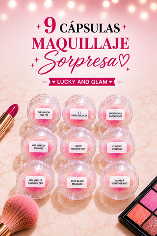 9 Cápsulas Maquillaje Sorpresa