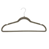 Amazon Basics Slim Velvet Non-Slip Space Saving Suit Clothes Hangers, Closet Organizer, Black, 50-Pack