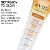 AVON Nutra Effects Radiance Tinted Moisturising Day Cream SPF20 1.69 fl.oz