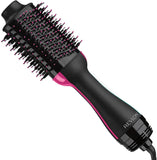 REVLON One Step Volumizer Hair Dryer and Styler | Less Frizz, More Shine, and Less Heat Damage for Fast and Easy Salon-Style Blowouts, for All Hair Types and Lengths (Black)