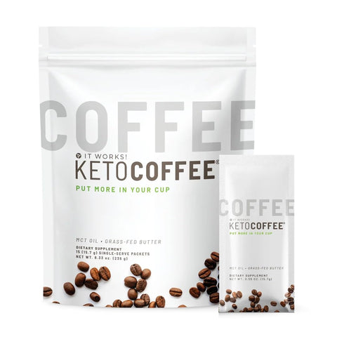 IT WORKS! Keto Coffee® - Original 15 (15.7 g) Single Serve Packets