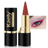 Kaely 2Pcs Gel Eyeliner Pencil, Natural Black Eyeliner Cream for Waterline, Liquid Eye Liner Waterproof Smudge Proof, Black Smoky Eyeshadow Palette Halloween Makeup, delineador de ojos contra el agua