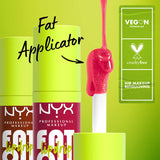 NYX Fat Oil Lip Drip, Moisturizing, Shiny and Vegan Tinted Lip Gloss - Missed Call (Sheer Pink)