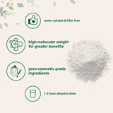 Hyaluronic Acid Serum Powder, 100 Grams | High Molecular Weight, Cosmetics Grade | Skin Hydration and Moisture Support Supplements | Vegan, Water Soluble (Within 2 Hours)