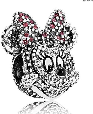 Pandora x Disney Sparkling Minnie Portrait Charm, Limited Edition