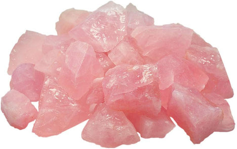 1 LB Rough Rose Quartz Crystal 1" Natural Raw Stones 1 Pound 