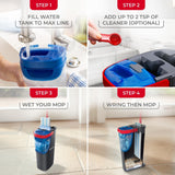 O-Cedar H2prO Flat Mop System | Quick Everyday Cleaning | Dual-Tank Fresh Water System | Machine Washable Reusable Microfiber Mop Pad | Safe on Hardwood, Tile & Vinyl Floors