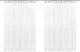 Barossa Design Oeko-tex Certified Shower Curtain Liner Standard Size, Clear