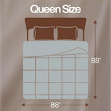 Utopia Bedding Queen Comforter, Duvet Insert, White, 88 x 88 Inches