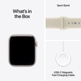 Apple Watch SE 3 [GPS 40mm] Smartwatch with Starlight Aluminum Case with Starlight Sport Band - S/M. Fitness and Sleep Trackers, Heart Rate Monitor, Always-On Display, Water Resistant