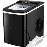 Silonn Ice Maker Countertop, Portable Ice Machine with Carry Handle, Self-Cleaning Ice Makers with Basket and Scoop, 9 Cubes in 6 Mins, 26 lbs per Day, Ideal for Home, Kitchen, Camping, RV