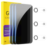 PEHAEL for iPhone 17 Pro Max Privacy Screen Protector+Camera Lens Protector