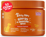 Zesty Paws Dog Allergy Chews - Dog Allergy Relief, Lamb, 90 Ct