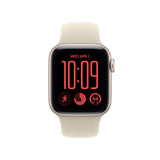 Apple Watch SE 3 [GPS 40mm] Smartwatch with Starlight Aluminum Case with Starlight Sport Band - S/M. Fitness and Sleep Trackers, Heart Rate Monitor, Always-On Display, Water Resistant