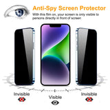 PEHAEL for iPhone 17 Pro Max Privacy Screen Protector+Camera Lens Protector