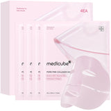 medicube Jelly Gel Mask with Salmon DNA PDRN Pink Collagen, 4EA