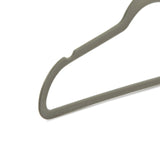 Amazon Basics Slim Velvet Non-Slip Space Saving Suit Clothes Hangers, Closet Organizer, Black, 50-Pack