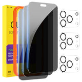 PEHAEL for iPhone 17 Pro Max Privacy Screen Protector+Camera Lens Protector