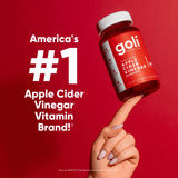 Goli Vitaminas en gomitas de vinagre de sidra de manzana, 60 unidades, vitaminas B9 y B12, sin gelatina, sin gluten, veganas y sin OMG