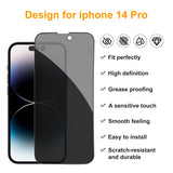PEHAEL for iPhone 17 Pro Max Privacy Screen Protector+Camera Lens Protector