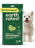 Earth Rated Dog Wipes for Paws & Butt, Deodorizing, Unscented, 100ct