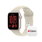 Apple Watch SE 3 [GPS 40mm] Smartwatch with Starlight Aluminum Case with Starlight Sport Band - S/M. Fitness and Sleep Trackers, Heart Rate Monitor, Always-On Display, Water Resistant
