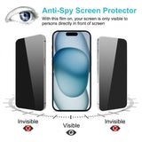 PEHAEL for iPhone 17 Pro Max Privacy Screen Protector+Camera Lens Protector