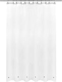 Barossa Design Oeko-tex Certified Shower Curtain Liner Standard Size, Clear