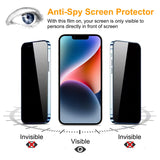 PEHAEL for iPhone 17 Pro Max Privacy Screen Protector+Camera Lens Protector