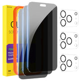 PEHAEL for iPhone 17 Pro Max Privacy Screen Protector+Camera Lens Protector