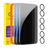 PEHAEL for iPhone 17 Pro Max Privacy Screen Protector+Camera Lens Protector