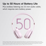 Beats Solo 4 - Wireless On-Ear Bluetooth Headphones, Up to 50-Hour Battery Life, Ultra-Lightweight Comfort, Powerful and Balanced Sound, Apple & Android Compatible - Matte Black