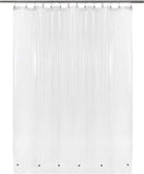 Barossa Design Oeko-tex Certified Shower Curtain Liner Standard Size, Clear