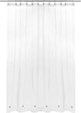 Barossa Design Oeko-tex Certified Shower Curtain Liner Standard Size, Clear
