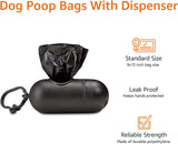 Amazon Basics Dog Poop Leak Proof Bags with Dispenser and Leash Clip, Unscented, 13" x 9" Large Size, 300 Count