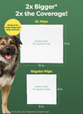 Earth Rated Dog Wipes for Paws & Butt, Deodorizing, Unscented, 100ct
