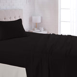 Amazon Basics Lightweight Super Soft Easy Care Wrinkle-Free Breathable Brushed Microfiber 3-Piece Bed Sheet Set with 14-Inch Deep Pockets, Twin, Dark Gray, Solid