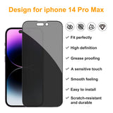 PEHAEL for iPhone 17 Pro Max Privacy Screen Protector+Camera Lens Protector