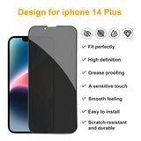 PEHAEL for iPhone 17 Pro Max Privacy Screen Protector+Camera Lens Protector
