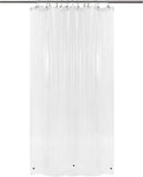 Barossa Design Oeko-tex Certified Shower Curtain Liner Standard Size, Clear