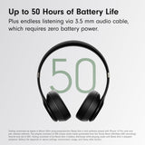 Beats Solo 4 - Wireless On-Ear Bluetooth Headphones, Up to 50-Hour Battery Life, Ultra-Lightweight Comfort, Powerful and Balanced Sound, Apple & Android Compatible - Matte Black