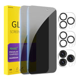 PEHAEL for iPhone 17 Pro Max Privacy Screen Protector+Camera Lens Protector